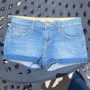 Zara cuffed distressed shorts from premium denimWear  collection size 6